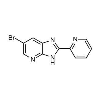 2-{6-bromo-3h-imidazo[4,5-b]pyridin-2-yl}pyridine Structure