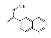 喹啉-6-碳酰肼结构式