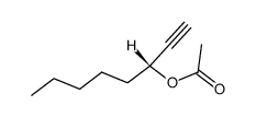 (R)-oct-1-yn-3-yl acetate Structure