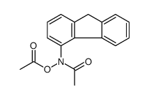 N-Acetyloxy-N-(9H-fluoren-4-yl)acetamide Structure