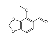 4-Methoxy-1,3-benzodioxole-5-carbaldehyde Structure