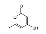 6-methyl-4-sulfanylpyran-2-one Structure