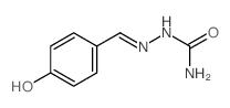 Hydrazinecarboxamide,2-[(4-hydroxyphenyl)methylene]-结构式