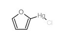 chloro(furan-2-yl)mercury Structure