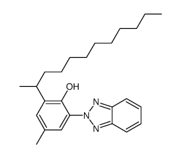 2-(benzotriazol-2-yl)-6-dodecan-2-yl-4-methylphenol Structure