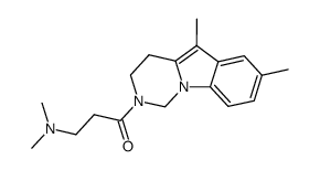 2-(3-Dimethylaminopropionyl)-5,7-dimethyl-1,2,3,4-tetrahydropyrimido[1,6-a]indole Structure