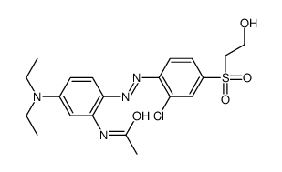 N-[2-[[2-Chloro-4-[(2-hydroxyethyl)sulfonyl]phenyl]azo]-5-(diethylamino)phenyl]acetamide picture