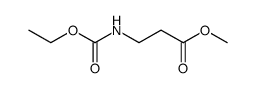 N-ethoxycarbonyl-β-alanine methyl ester Structure