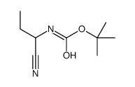 N-Boc-2-氨基-丁腈结构式