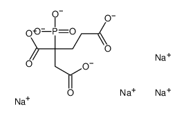 2-膦酸基丁烷-1,2,4-三羧酸四钠结构式