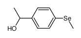 (RS)-1-(4-(methylselanyl)phenyl)ethanol结构式