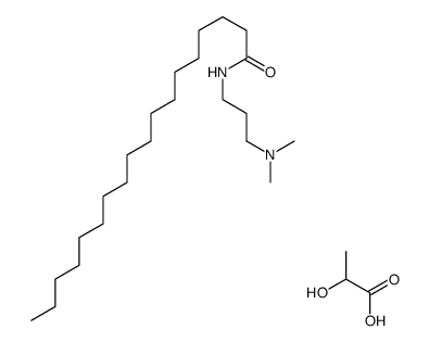 2-Hydroxypropanoic acid-N-[3-(dimethylamino)propyl]octadecanami de (1:1) Structure