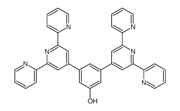 3,5-bis(2,6-dipyridin-2-ylpyridin-4-yl)phenol结构式