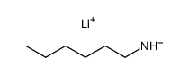 lithium n-hexylamide Structure