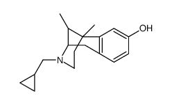 (2α,6α,11R*)-()-3-(cyclopropylmethyl)-1,2,3,4,5,6-hexahydro-6,11-dimethyl-2,6-methano-3-benzazocin-8-ol Structure