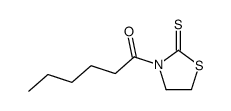 1-(2-thioxothiazolidin-3-yl)hexan-1-one Structure