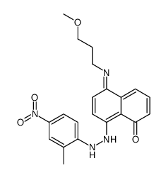 5-[(3-methoxypropyl)amino]-8-[(2-methyl-4-nitrophenyl)azo]-1-naphthol picture