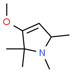 1H-Pyrrole,2,5-dihydro-3-methoxy-1,2,2,5-tetramethyl-(9CI)结构式