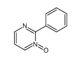 1-oxido-2-phenylpyrimidin-1-ium结构式