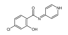 4-chloro-2-hydroxy-N-pyridin-4-ylbenzamide Structure