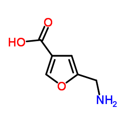 5-(Aminomethyl)-3-furoic acid Structure