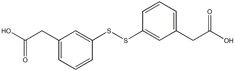 3,3'-dithiobis(phenylacetic acid) Structure