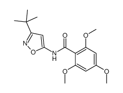 N-(3-tert-butyl-1,2-oxazol-5-yl)-2,4,6-trimethoxybenzamide Structure