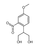 2-(4-methoxy-2-nitrophenyl)propane-1,3-diol Structure