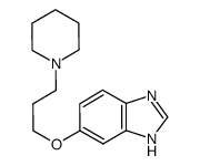 6-(3-piperidin-1-yl-propoxy)-1H-benzoimidazole结构式