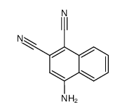 4-amino-naphthalene-1,2-dicarbonitrile结构式