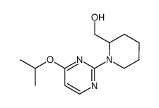 [1-(4-isopropoxypyrimidin-2-yl)piperidin-2-yl]-methanol结构式