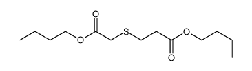 butyl 3-(2-butoxy-2-oxoethyl)sulfanylpropanoate结构式