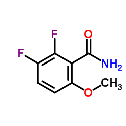 2,3-Difluoro-6-methoxybenzamide Structure