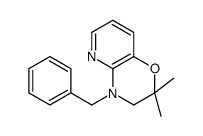 4-benzyl-2,2-dimethyl-3H-pyrido[3,2-b][1,4]oxazine结构式