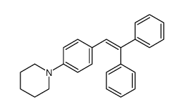 1-[4-(2,2-diphenylethenyl)phenyl]piperidine结构式