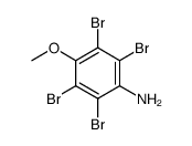 2,3,5,6-tetrabromo-4-methoxyaniline Structure