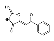 2-amino-5-phenacylidene-1,3-oxazol-4-one Structure