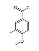 3-iodo-4-methoxybenzoyl chloride Structure