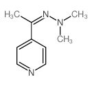 N-methyl-N-(1-pyridin-4-ylethylideneamino)methanamine结构式