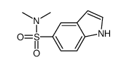 N,N-dimethyl-1H-indole-5-sulfonamide Structure