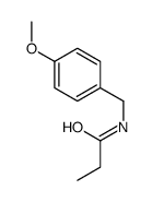 N-[(4-methoxyphenyl)methyl]propanamide Structure