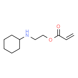 ACRYLICACID,CYCLOHEXYLAMINOETHANOLESTER Structure