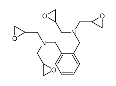 N-[[2-[[bis(oxiran-2-ylmethyl)amino]methyl]phenyl]methyl]-1-(oxiran-2-yl)-N-(oxiran-2-ylmethyl)methanamine结构式