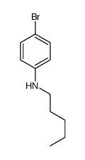 4-bromo-N-pentylaniline Structure