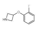 3-(2-fluorophenoxy)azetidine structure