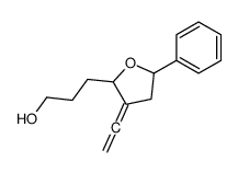 3-(3-ethenylidene-5-phenyloxolan-2-yl)propan-1-ol Structure