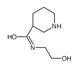 (3S)-N-(2-hydroxyethyl)piperidine-3-carboxamide结构式