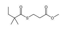 3-[(2,2-Dimethyl-1-oxobutyl)thio]propanoic acid methyl ester picture