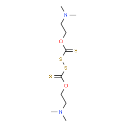 bis[2-(dimethylamino)ethyl] thioperoxydicarbonate Structure