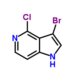 3-bromo-4-chloro-1H-pyrrolo[3,2-c]pyridine Structure